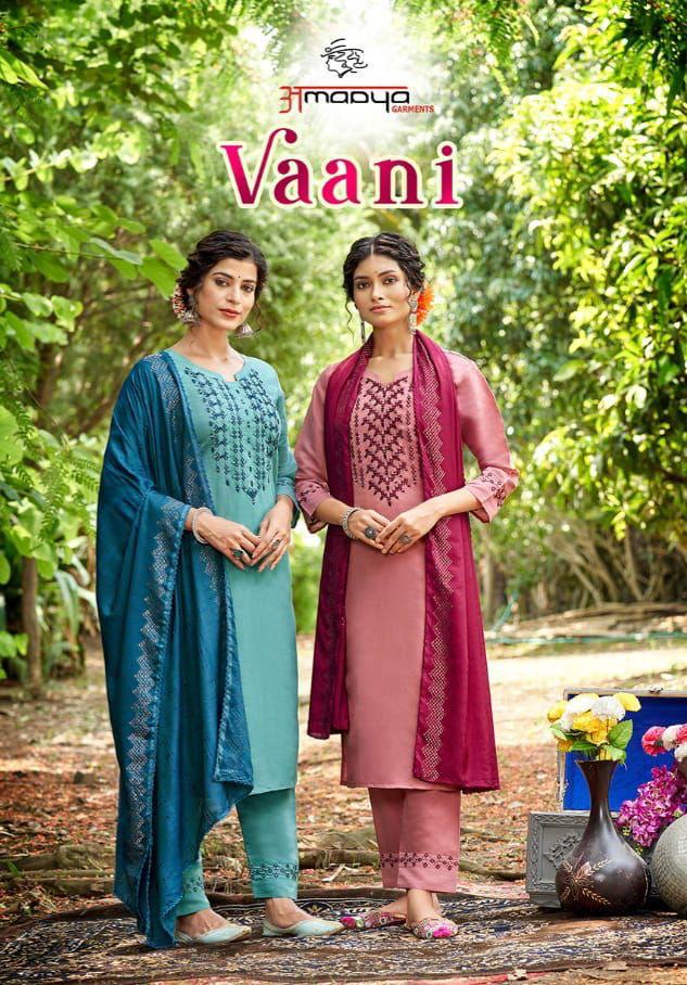 Vaani Amaaya Garments Readymade Pant Style Suits Manufacturer Wholesaler